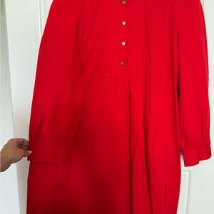 Pomander Place Bold Red Dress by Tuckernuck